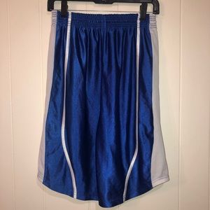 Men’s Basketball Shorts Reversible Blue& White